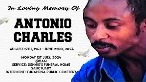 In Loving Memory Of Antonio Charles