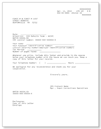 Fax Cover Letter To Irs Sample Cover Letter