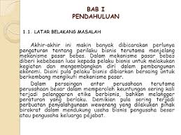 Latar belakang yang baik harus disusun dengan sejelas mungkin dan bila perlu disertai dengan data atau fakta yang mendukung. Etika Bisnis Pada Produk Hit Ppt Download