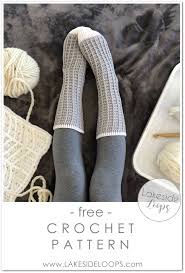 If you have a basic understanding of socks motif and crocheting, you can confidently weave them. Watson Waffle Crochet Socks Free Pattern Lakeside Loops