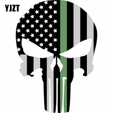 2d/3d one side or double sides design, logo printing is available. 4x Thin Blue Line Punisher Skull Usa American Flag Sticker Vinyl Decal Car Truck Hard Hats Face Shields Facility Maintenance Safety