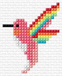 I have free cross stitch patterns of hummingbirds and other birds, as well as a bluebird alphabet, ladybug alphabet, butterfly patterns. Hummingbird Cross Stitch Pattern Patterns Sewing Needlecraft Kromasol Com