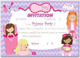 Pyjama Party Les Lubies D Annabelle Soiree Pyjama Carte Anniversaire Pyjamas Party