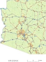 Maybe you would like to learn more about one of these? Preview Of Arizona State Vector Road Map Lossless Scalable Ai Pdf Map For Printing Presentation