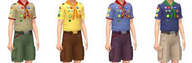 Claim badges at the badge board. Scouts Uniform Caps At Marvin Sims Sims 4 Updates
