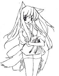 See more ideas about enamel pins, anime, pins. Pin By Spirit On Anime Chibi Anime Wolf Girl Fox Coloring Page Cat Coloring Page Coloring Home