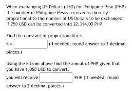 Jun 07, 2021 · the us dollar steadied against most asean currencies this past week. Answered When Exchanging Us Dollars Usd For Bartleby