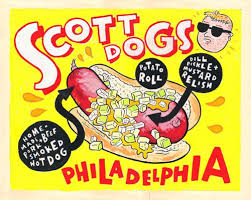 Hot Dog Of The Week Scott Dogs Debuts In Philadelphia Chicago Style Hot Dog Hot Dogs Food Lettering