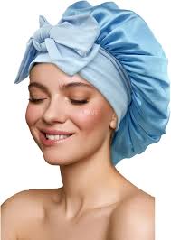 Satin Bonnet Silk Bonnet Hair Bonnet for Sleeping Large Bonnets with Tie  Band Hair Wrap with Adjustable Straps Hair Cap Night Sleep Caps for Women  Curly Braid Hair(Black,Dark Turquoise) : Amazon.com.au: Beauty