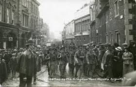 100 Years Ago Today Mobilisation Of The Croydon Territorials Croydon London History Croydon Airport