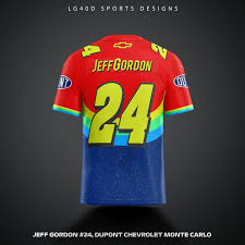 Jeff Gordon Concept Nfl Jersey Back View Em 2020
