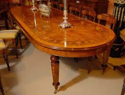 We carry custom crafted styles in a wide variety of wood types to suit every home. 12 Foot Italian Marquetry Extending Dining Table