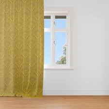 Kindertextilien werten das ganze kinderzimmer auf. Schoner Leben Vorhang Ramie Leinenoptik Ornamente Senfgelb 245cm O Wunschlange Ebay