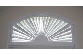 But do you know how to cover these windows in an attractive and stylish way that looks right. Arched Sunburst Poly Shutters From Direct Buy Blinds