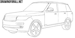 8 How To Draw A Range Rover Range Rover Car Drawings Drawings