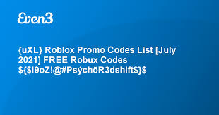 Enjoy the roblox murder mystery 2 game more with the following murder mystery 2 codes that we have! Uxl Roblox Promo Codes List July 2021 Free Robux Codes I9oz Psychor3dshift