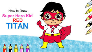 Showing 12 coloring pages related to ryans toy review red titan. Ryan S World Superhero Cheap Online Shopping