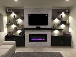 50 Diy Floating Shelves For Living Room Decorating Gladecor Com Minimalist Living Room Decor Living Room Tv Minimalist Living Room
