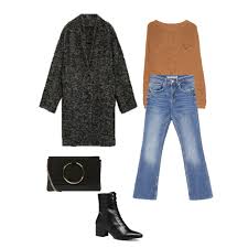 Outfit Of The Day A Camel Sweater With Jeans