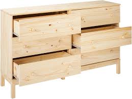 1 x malm chest of 6 drawers article no: Ikea Tarva Tarvaikea 6 Drawer Chest Solid Wood Pine