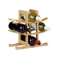 We also have three custom sizes available on request for magnum bottles: Relaxdays Bamboo Wine Rack Holder For 9 Standard Bottles Original Design Free Standing Size Ca 30 X 30 X 14 5 Cm Natural Brown 14 5 X 30 X 30 Cm Buy Online In Andorra At Andorra Desertcart Com Productid 48595385
