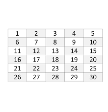 Number Chart 1 30 As Educational Learning To Count In 2020 Kids Pages Kindergarten Coloring Pages Coloring Pages For Kids