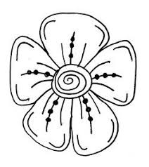 The Creative Spirit Fun Friday 9 Very Easy Steps To Draw Doodle Flowers Simple Flower Drawing Flower Doodles Flower Drawing