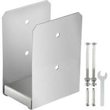 Make any necessary adjustments to post placement and tighten the nut securely on the anchor bolt. 4x4 Post Base Products For Sale Ebay
