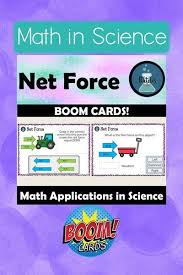 Net Force Math Boom Cards Science Teaching Resources Ngss Matter Science