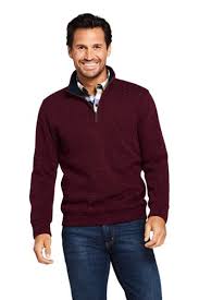 Pas besoin de forcer, aucun risque de détendre ou de déformer l'encolure !2. Le Pull Bedford Cotele Col Montant Zippe Homme Lands End
