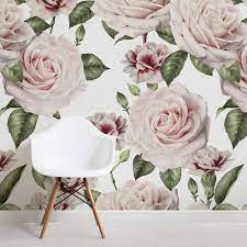 Vintage Roses And Carnation Wallpaper Murals Wallpaper Vintage Floral Wallpapers Flower Wallpaper Vintage Roses