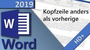 Aug 07, 2010 · viele änderungen gehen bei windows 10 in die richtige richtung. Word Kopfzeile Fusszeile Anders Als Vorherige Seite In 2 Minuten Hd Kopfzeile Seiten Wissenswertes