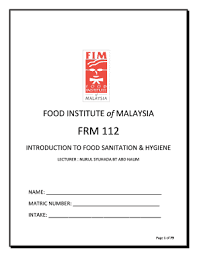 Institute of diplomacy and foreign relations (idfr). Food Institute Of Malaysia Fill Online Printable Fillable Blank Pdffiller