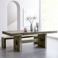 Emmerson 174 Reclaimed Wood Dining Table Stone Gray Expandable Dining Table Wood Dining Table Reclaimed Wood Dining Table