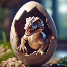 Зародыш динозавра, находящийся …» — картинка создана в Шедевруме