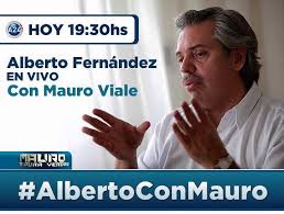 Hoy fui a vacunarme y lo primero que hicieron fue tomarme la temperatura. Alberto Fernandez Hoy En A24 En Vivo Con Mauro Viale Los Espero Facebook