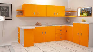 Orange And White Kitchen Cabinets Design Ideas Kitchen Cabinet Design Cabinet Design Kitchen Design