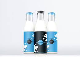 Free Psd Milk Glass Bottle Mockup 2018 Bottle Mockup Glass Milk Bottles Bottle