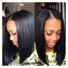 Weaves / 100% human hair. Pin By Bob Kuang On Aaaaey Weave Bob Hairstyles Hair Styles Straight Hairstyles