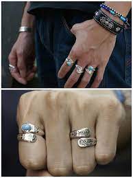 925 Silver Ring Couple Promise Ring Personalized Engraving Ring Matching Women Ring Men Native Amer Mens Rings Fashion Cheap Silver Rings Silver Earrings Studs
