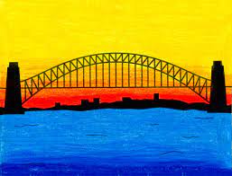 Then we add the construction elements. How To Draw A Bridge Art Projects For Kids