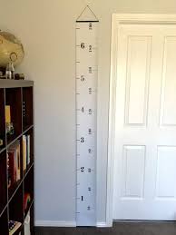 Monochrome Tape Measure Height Chart Ruler Growth Chart
