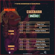 El vive latino 2022 lanzó una aplicación para conocer los horarios de las bandas y cantantes que se presentarán el 19 y 20 de marzo en el . Vive Latino Horarios Del Escenario Indio Para El 24 Y 24 Facebook