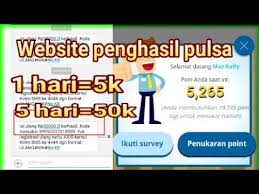 Atau pertanyaan lain serupa, simak jawabannya di artikel ini. Website Penghasil Pulsa Gratis Cuma Isi Survey Dapat Pulsa Gratis Youtube