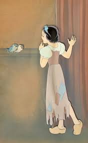 Birds Snow White And The Seven Dwarfs Original Production Animation Cel Of Snow White From Snow White And The Seven Dwarfs 1937 Animation Artwork Animated Drawings Animation