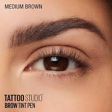 No mess and no fuss! Maybelline New York Tattoostudio Brow Tint Pen Makeup 1 Count Pricepulse
