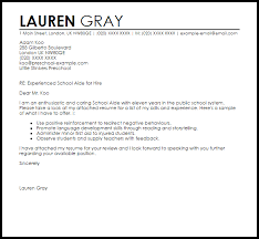 I am a speak read and write spanish with native fluency and have worked as a language interpreter in … School Aide Cover Letter Sample Cover Letter Templates Examples