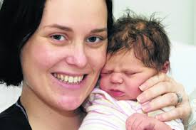 Evie-Mae is late but so welcome