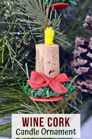 Similarly, you can make other winter characters too such as snowmen for example. Diy Wine Cork Candle Christmas Ornaments