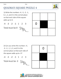 Free Math Puzzles 4th Grade